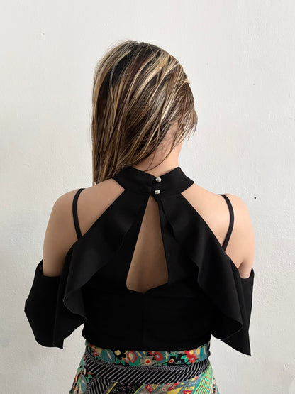 old Italy off shoulder top