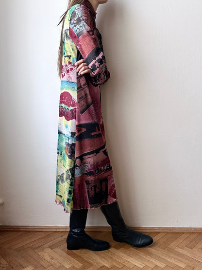 00s mesh dress made in France