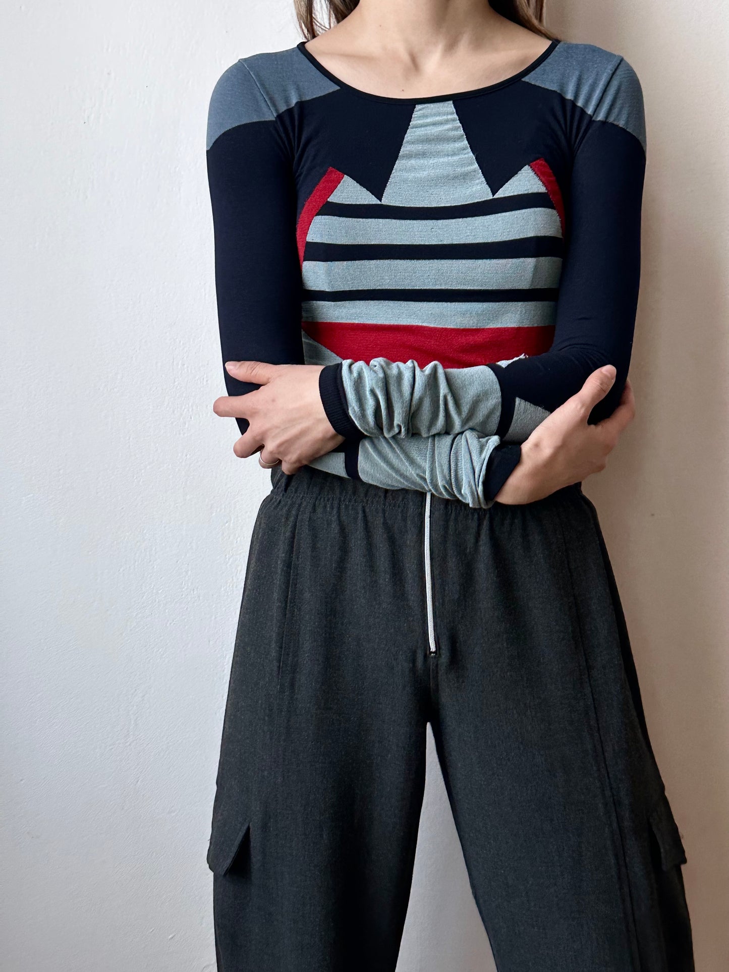 Marithe Francois Girbaud M+FG 2000s active top tech technical fitness gym Y2K sports ジルボー ヴィンテージ vintage カットソー マリテフランソワジルボー