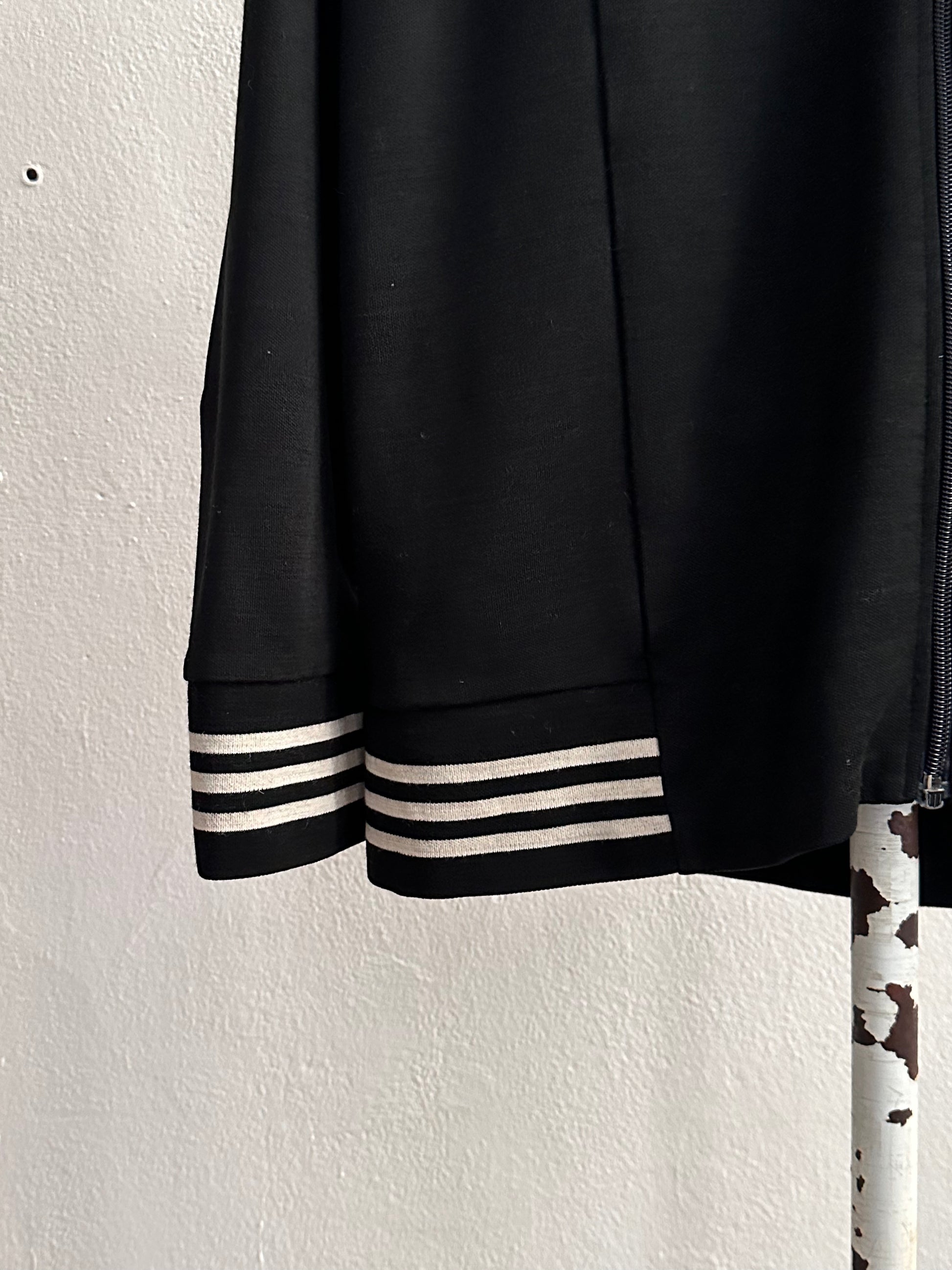 1970's Adidas Schwahn jacket 70年代 アディダス Black 黒 Made in West germany 西ドイツ製 Toto Praha Vintage clothing store Antique shop Prague 古着屋 アンティークショップ プラハ ユーロ古着  ヨーロッパ古着 古着卸 