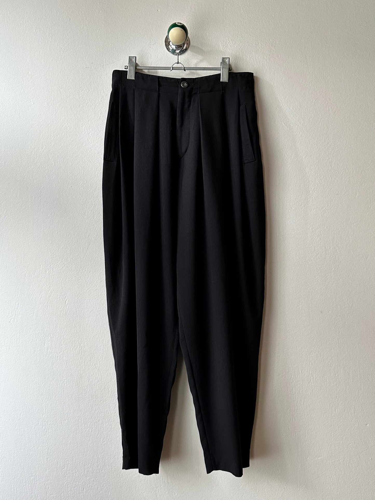 90s Black trousers - w31