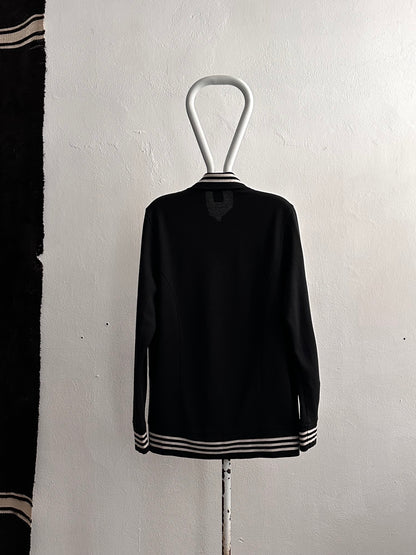 1970's Adidas Schwahn jacket 70年代 アディダス Black 黒 Made in West germany 西ドイツ製 Toto Praha Vintage clothing store Antique shop Prague 古着屋 アンティークショップ プラハ ユーロ古着  ヨーロッパ古着 古着卸 