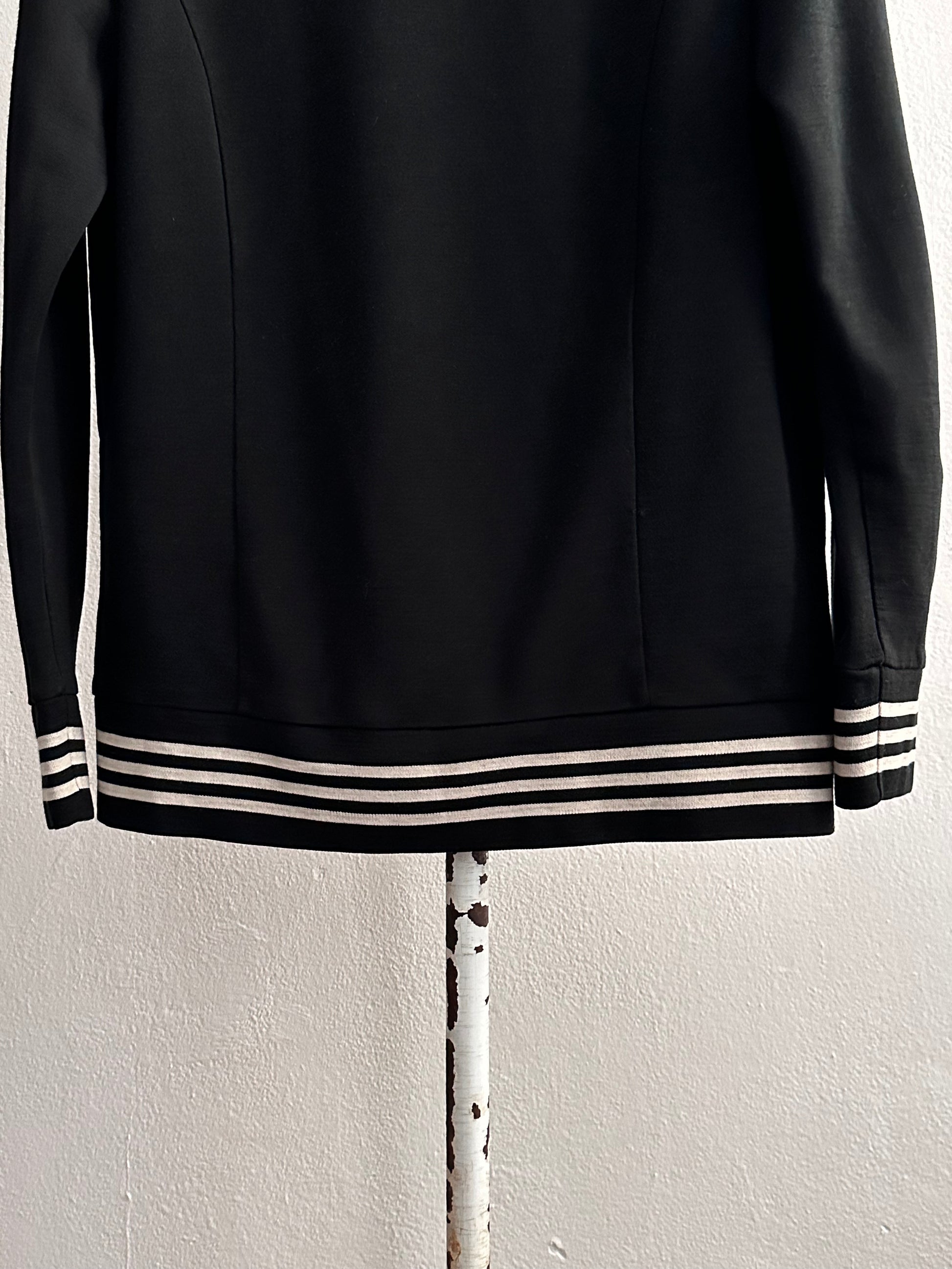 1970's Adidas Schwahn jacket 70年代 アディダス Black 黒 Made in West germany 西ドイツ製 Toto Praha Vintage clothing store Antique shop Prague 古着屋 アンティークショップ プラハ ユーロ古着  ヨーロッパ古着 古着卸 