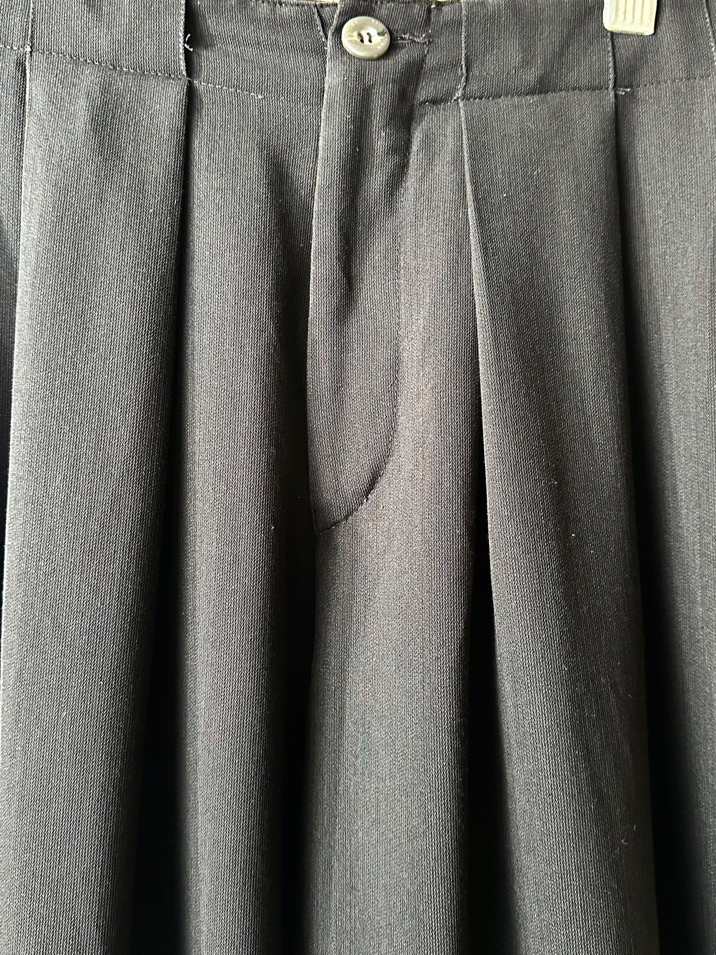 90s Black trousers - w31