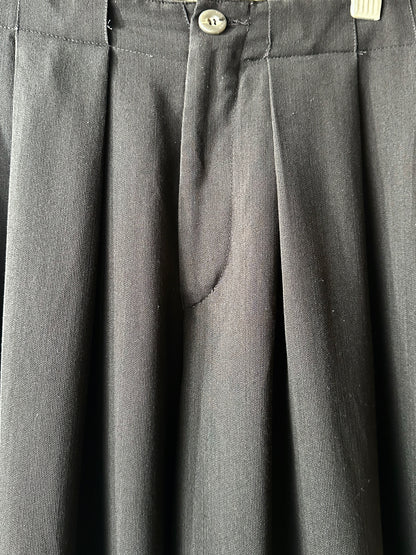 90s Black trousers - w31