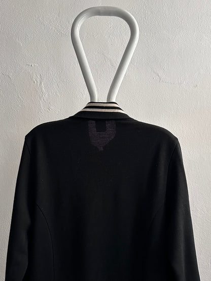 1970's Adidas Schwahn jacket 70年代 アディダス Black 黒 Made in West germany 西ドイツ製 Toto Praha Vintage clothing store Antique shop Prague 古着屋 アンティークショップ プラハ ユーロ古着  ヨーロッパ古着 古着卸 