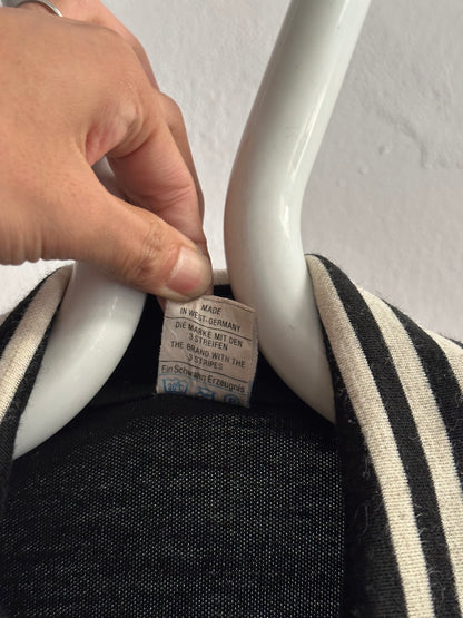 1970's Adidas Schwahn jacket 70年代 アディダス Black 黒 Made in West germany 西ドイツ製 Toto Praha Vintage clothing store Antique shop Prague 古着屋 アンティークショップ プラハ ユーロ古着  ヨーロッパ古着 古着卸 