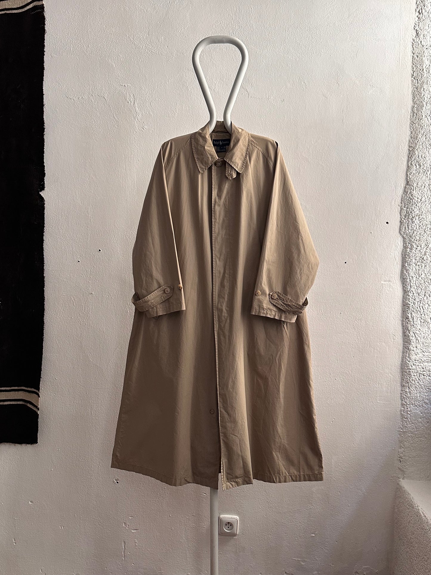 Ralph Lauren Cotton coat 90's 90年代 Vintage ヴィンテージ コート ラルフローレン  Toto Praha Vintage clothing store Antique shop Prague 古着屋 アンティークショップ プラハ ユーロ古着  ヨーロッパ古着 古着卸 