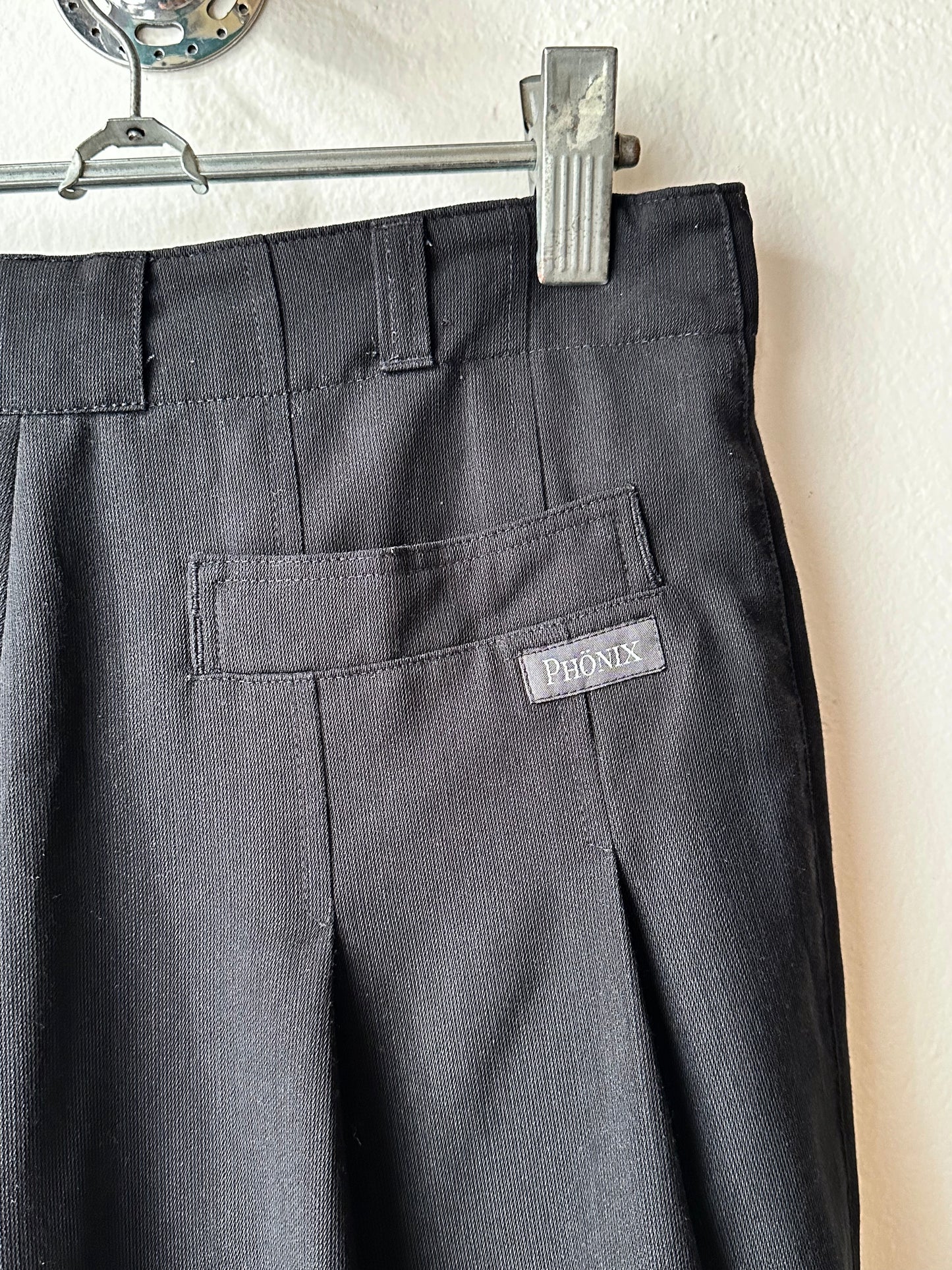 90s Black trousers - w31