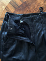 90s KARL LAGERFELD Leather trouser -w27