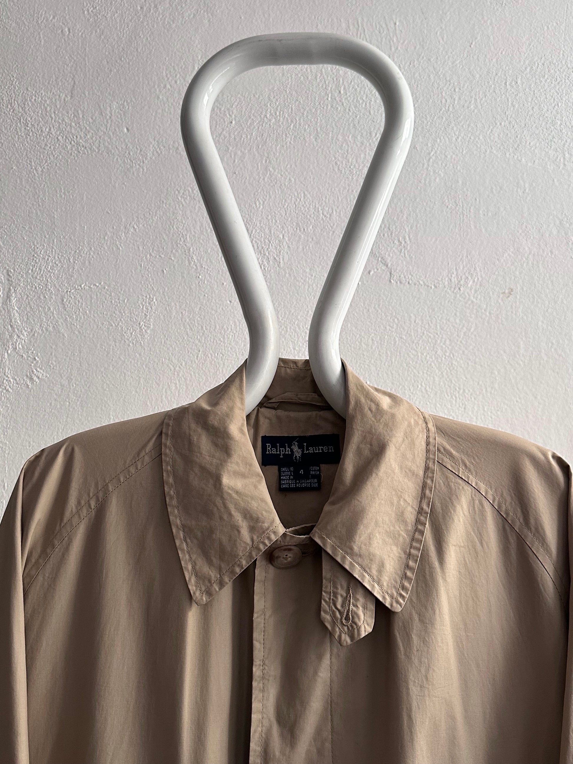 Ralph Lauren Cotton coat 90's 90年代 Vintage ヴィンテージ コート ラルフローレン  Toto Praha Vintage clothing store Antique shop Prague 古着屋 アンティークショップ プラハ ユーロ古着  ヨーロッパ古着 古着卸 