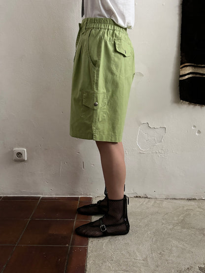 Swedish linen cotton pistachio