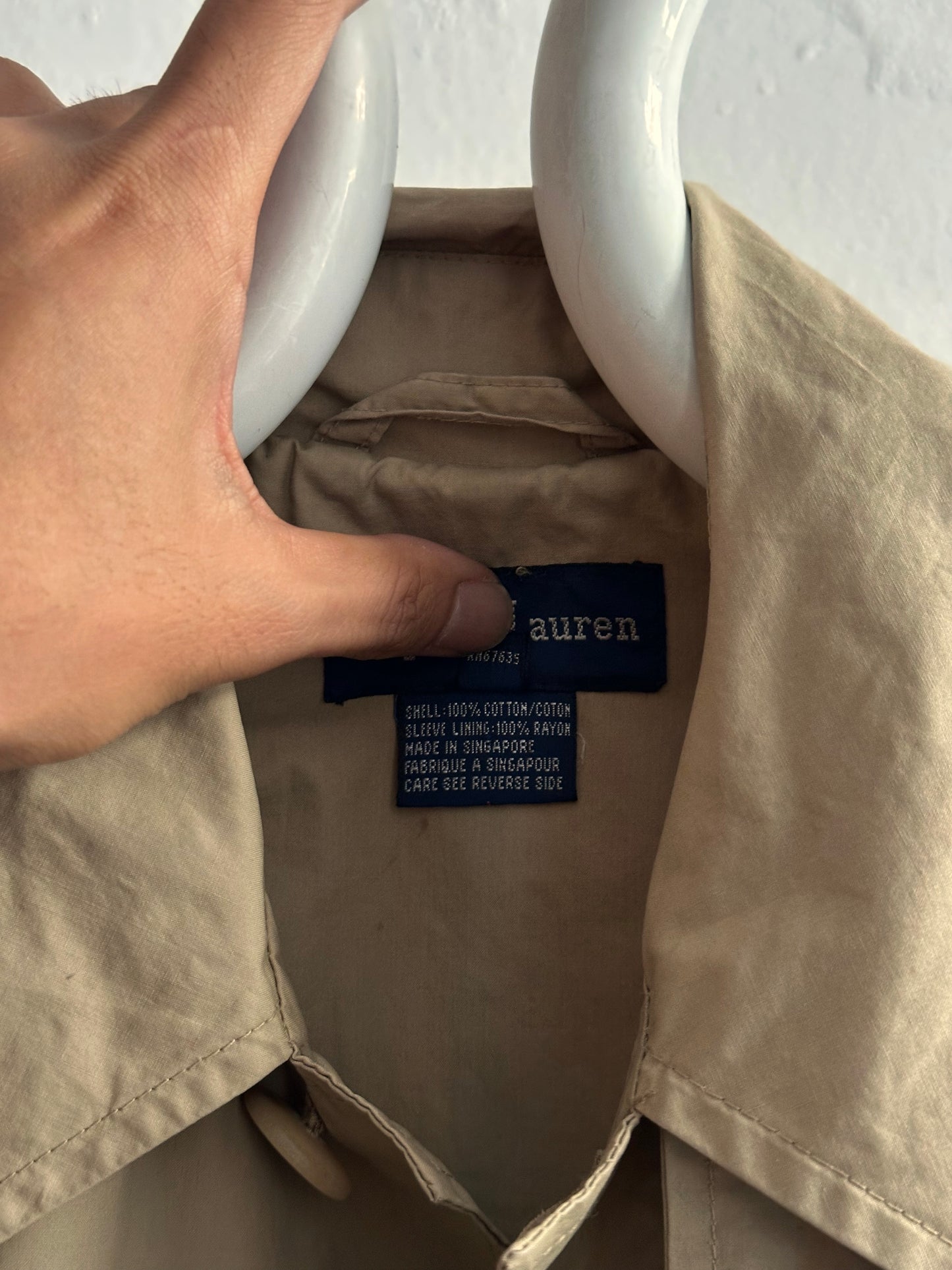 1990s Ralph Lauren Cotton coat