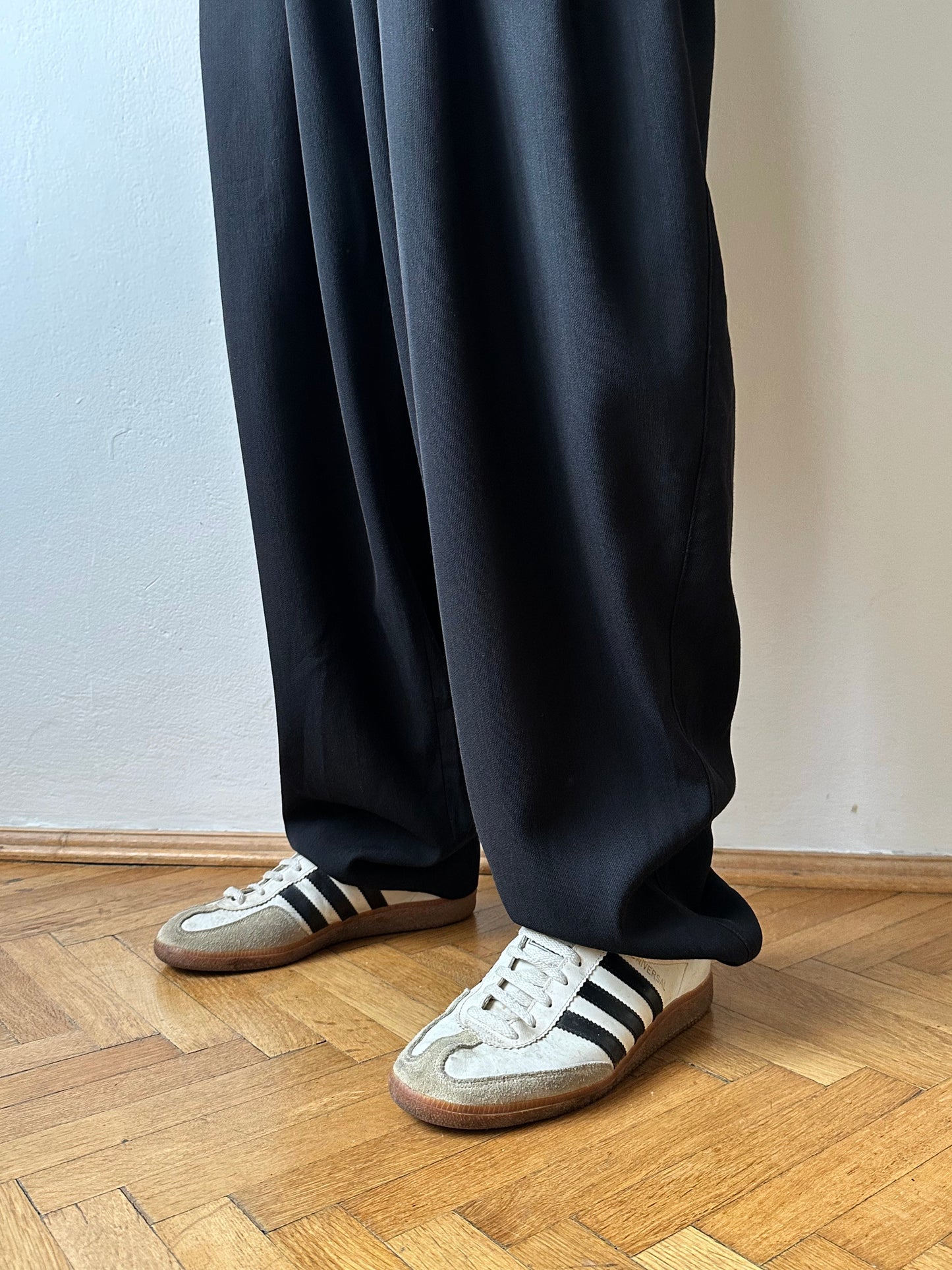 90s Black trousers - w31