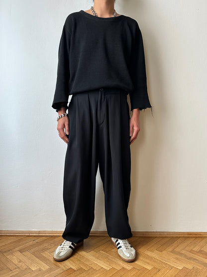 90s Black trousers - w31