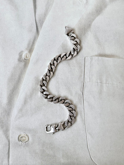 German silver 925 sturdy craft chain bracelet