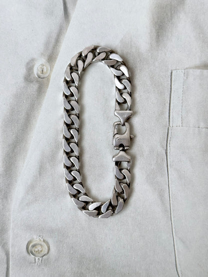 German silver 925 sturdy craft chain bracelet