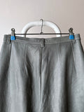 80s Gray Leather trousers - w27-28