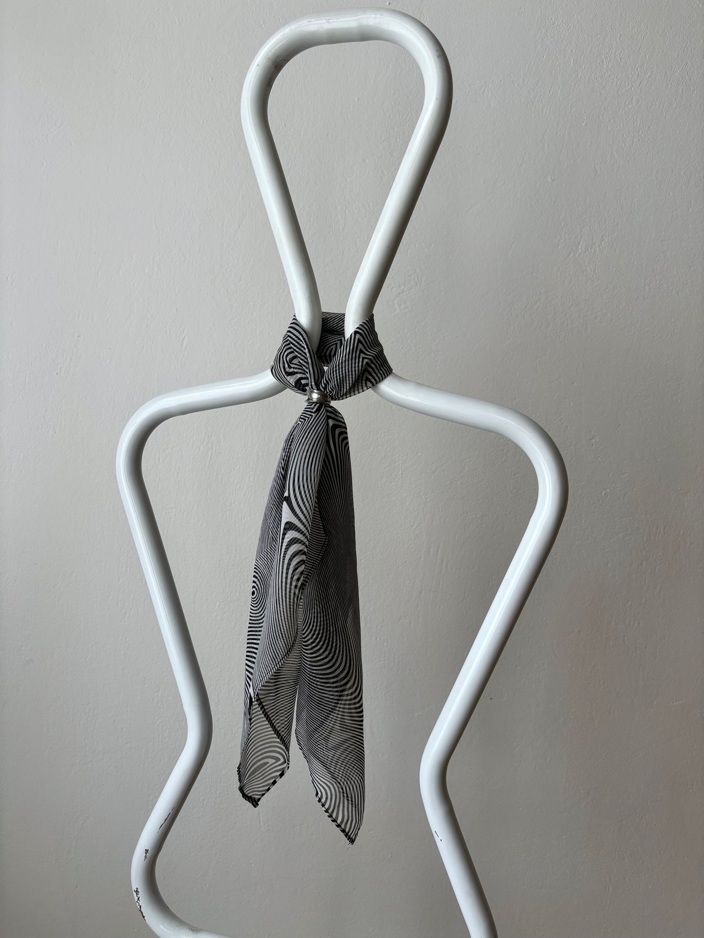 old poly abstract scarf