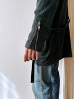 90s soft suede leather riders jacket