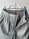 80s Gray Leather trousers - w27-28