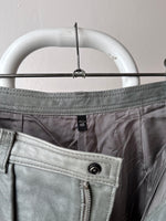 80s Gray Leather trousers - w27-28