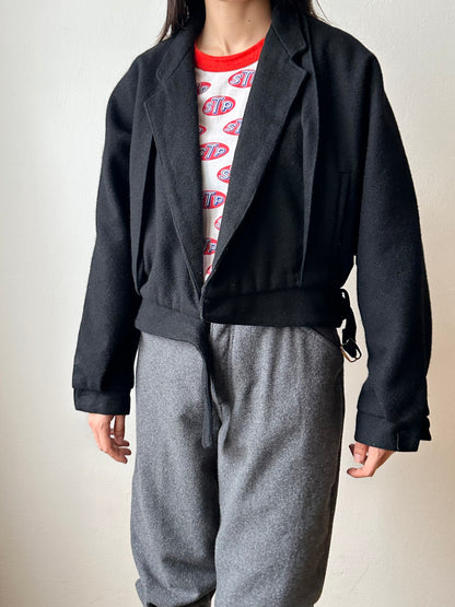 1980s France wool jacket, battledress-inspired