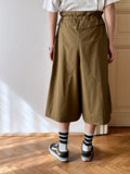 West Germany 80s 3/4 cropped wide pants