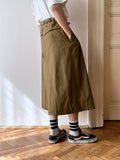 West Germany 80s 3/4 cropped wide pants