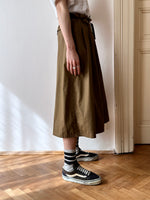 West Germany 80s 3/4 cropped wide pants