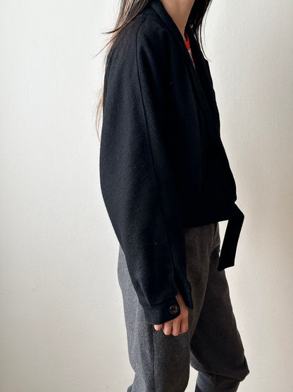 1980s France wool jacket, battledress-inspired