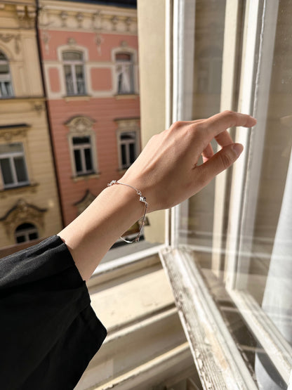 rhombic crystal bracelet