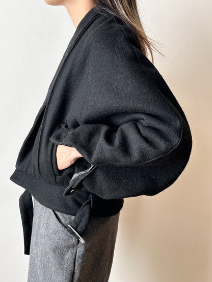 1980s France wool jacket, battledress-inspired