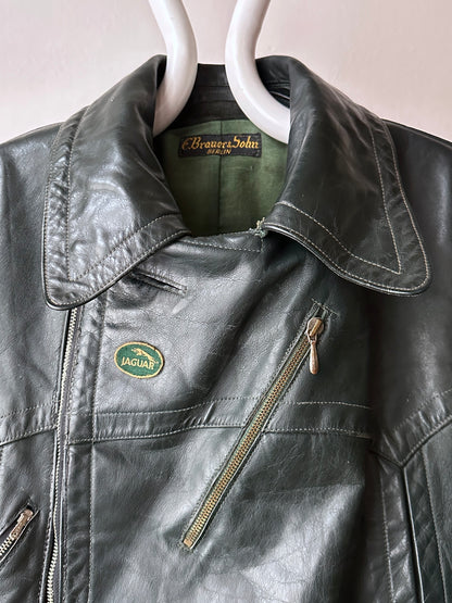 70's 1970's 70年代 Vintage Toto Praha Prague JAGUAR ジャガー England Germany Berlin ベルリン motorcycle Leather jacket モーターサイクル レザー ジャケット 古着屋 ヴィンテージ Vintage store  Vintage clothing プラハ 古着  ユーロ古着 ヨーロッパ古着