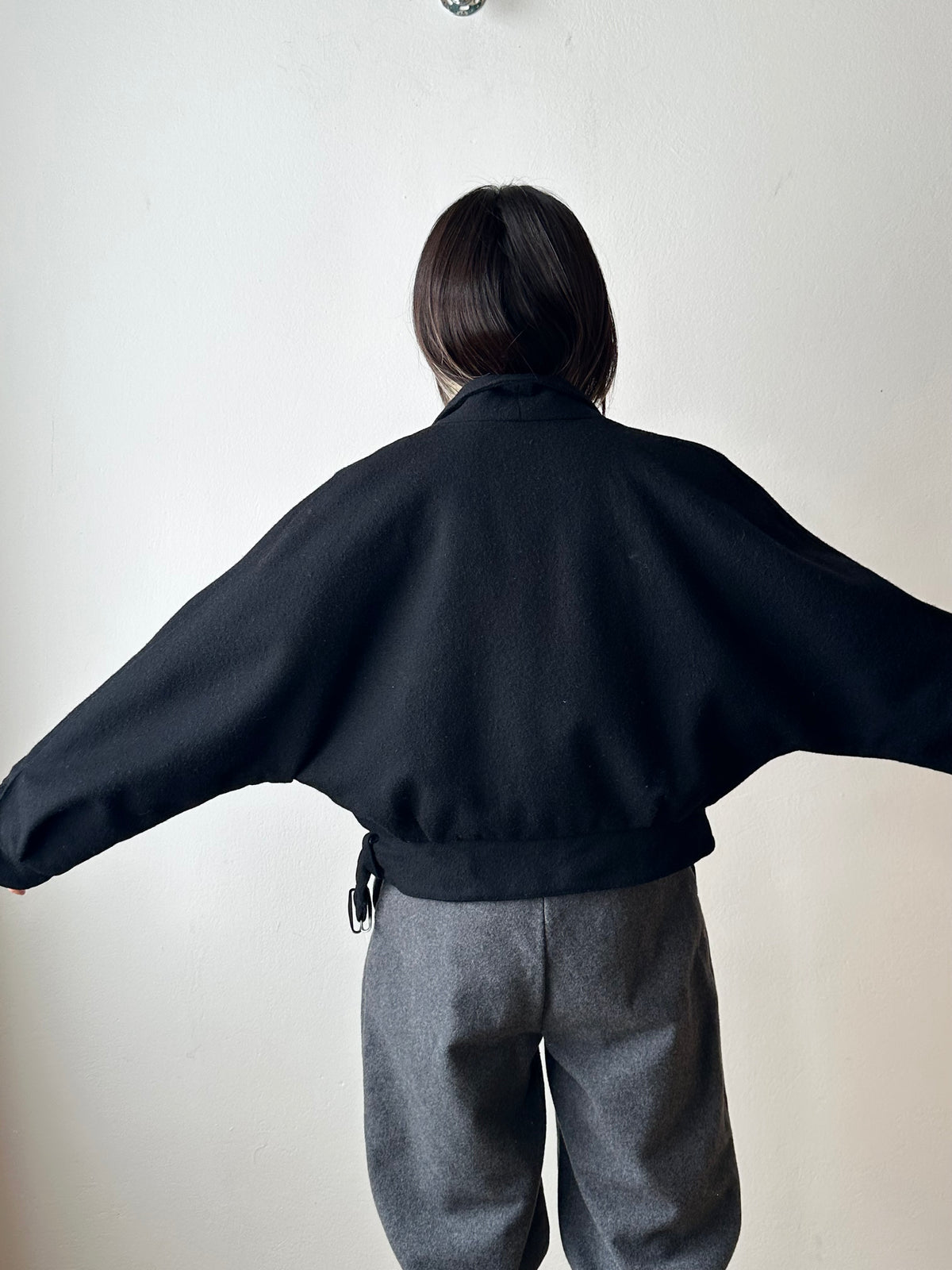 1980s France wool jacket, battledress-inspired