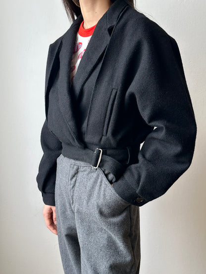 1980s France wool jacket, battledress-inspired