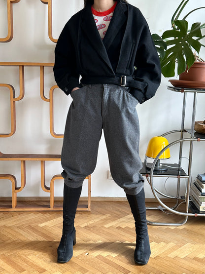 1980s France wool jacket, battledress-inspired