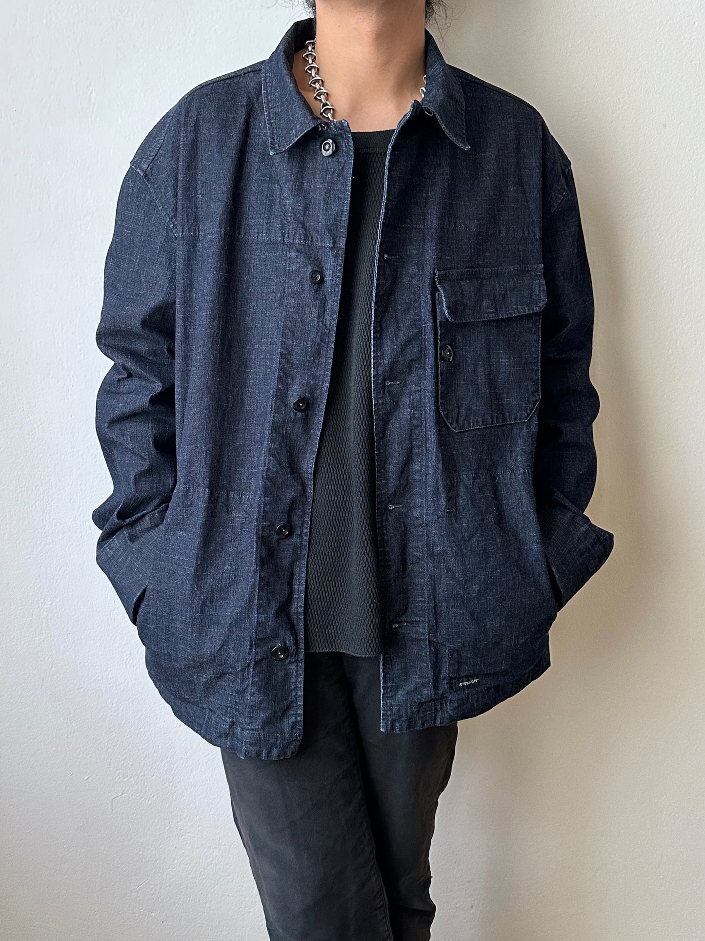 Levi's All Duty 90's リーバイス  ヨーロッパ企画 Vintage ヴィンテージ 古着屋 プラハ Praha Vintage clothing store Massimo osti マッシモオスティ デニム  パーカー Denim jacket Rare レア Toto totototrip 