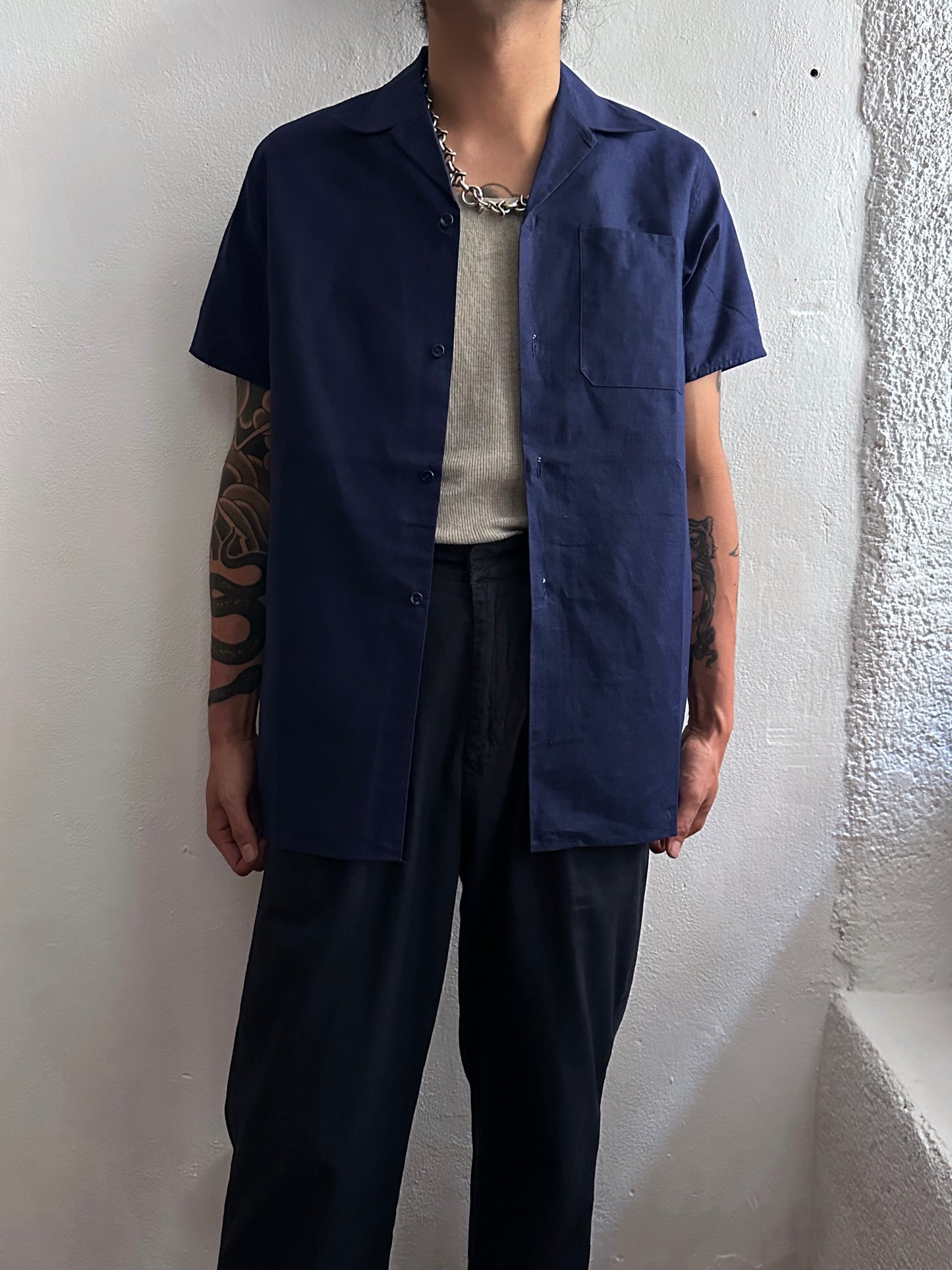 50s French Open collar shirt