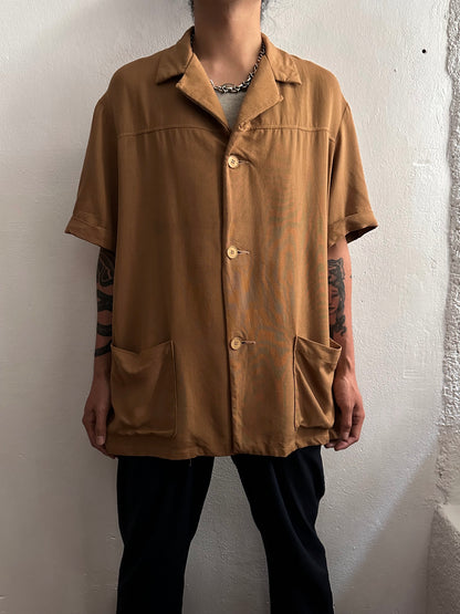 1960s French Rayon shirt