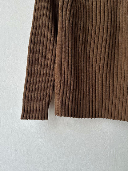Italy Brown wool jumper