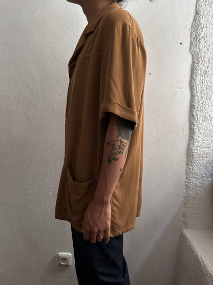 1960s French Rayon shirt