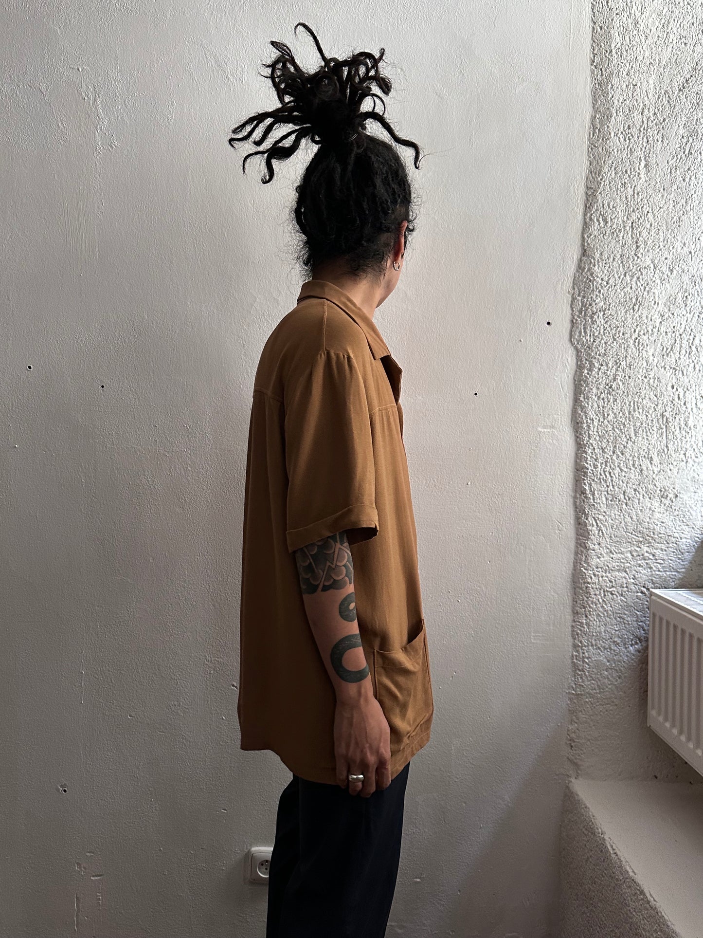 1960s French Rayon shirt