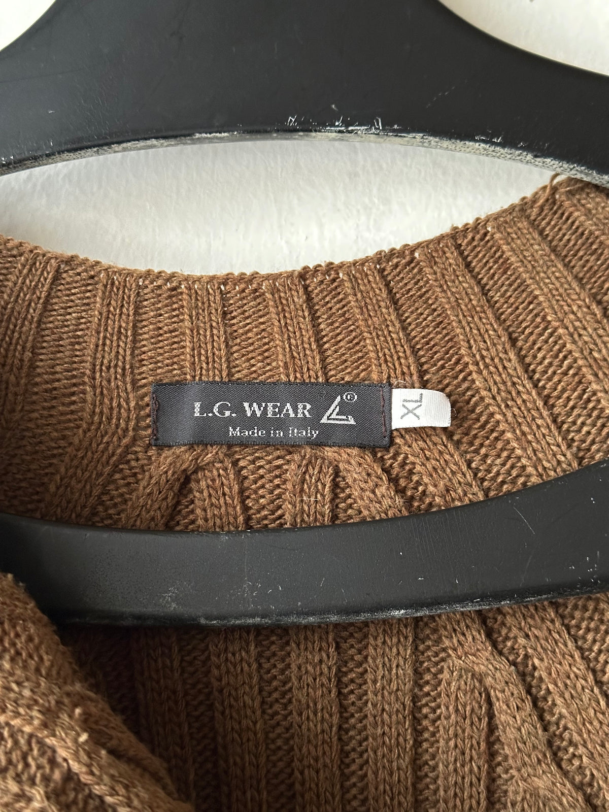 Italy Brown wool jumper