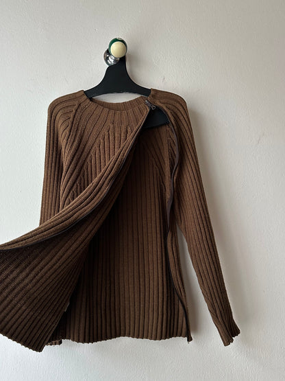 Italy Brown wool jumper