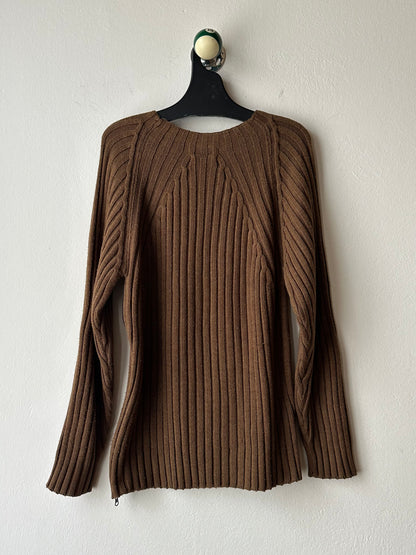 Italy Brown wool jumper