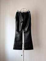 Italy black rubber pants