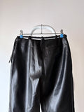 Italy black rubber pants