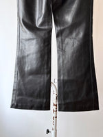 Italy black rubber pants