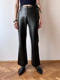 Italy black rubber pants